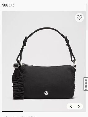Lululemon ruched mini bag